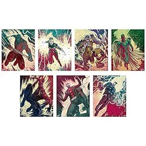 GH POSTER Superhero Posters - Laser Printed on Thick Art Paper | 300GSM ...