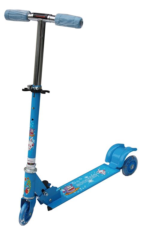 Amardeep And Co Baby Three Wheeled Height Adjustable Scooter With Wheel ...
