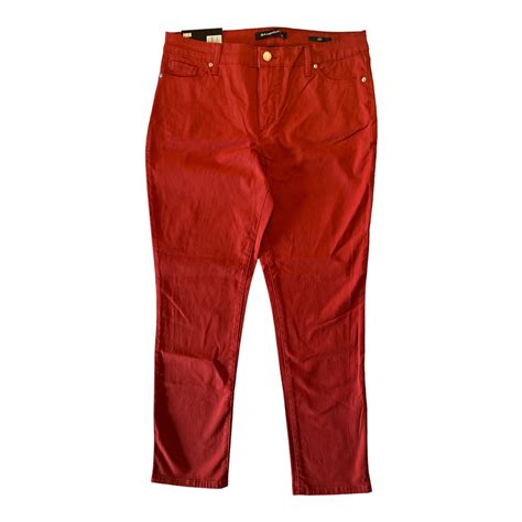 Bandolino Amy Women's Mid-Rise Straight Leg Super Stretch Jeans (Bossa ...