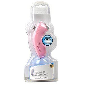 Mad Catz Z Chuk Wireless Nunchuk Controller For Nintendo Wii (Pink ...