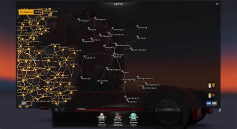 BANGLADESH MAP (UPDATED) (1.27.X) MAP MOD ETS2 - ETS2 Mod Download