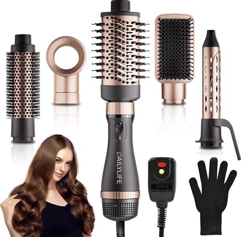 Amazon.com : Hair Dryer Brush Set, DAILYLIFE Blow Dryer Brush with 5 ...