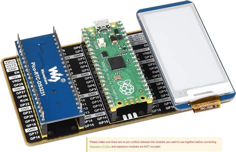 Buy Dual GPIO Expander for Raspberry Pi Pico Microcontroller Board Two ...