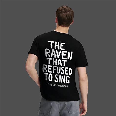Raven That Refused to Sing Regular Fit Black T-Shirt | Vlack – Vlack