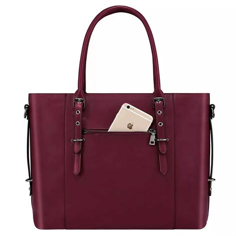 Mosiso PU Leather Laptop Tote Bag 13.3 15 16 17 17.3 inch India | Ubuy