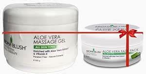 Buy Aroma Blush Aloe vera Professional Massage gel 500gm & Aloe Vera ...