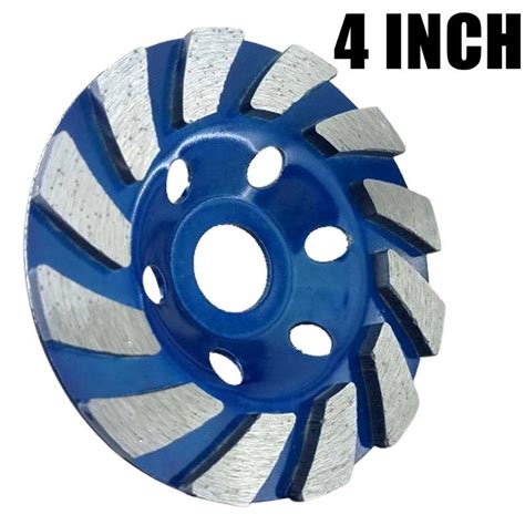 Diamond Cup Wheel 4" Turbo / Diamond Grinding Wheel Turbo 4 Inch - Shop ...
