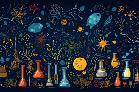 Science Theme Background Design 的图像结果