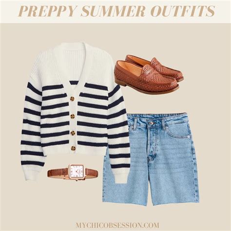 11 Ways to Style Cute Preppy Summer Outfits - MY CHIC OBSESSION