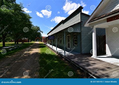 Looking Down the Street Stonefield Village Near Cassville WI and Nelson ...