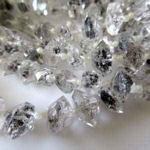 Buy 12mm to 13mm Centre Side Drilled Herkimer Diamond Nugget Raw Online ...