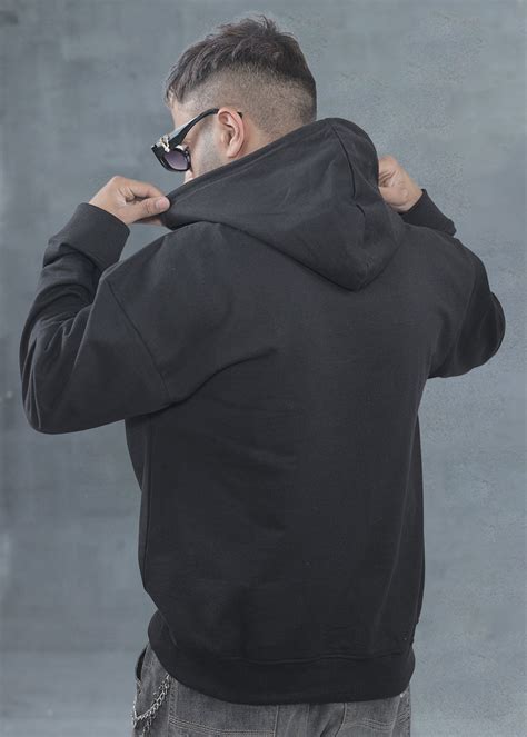 Solid Men Drop Shoulder Premium Terry Hoodie – pronk.in