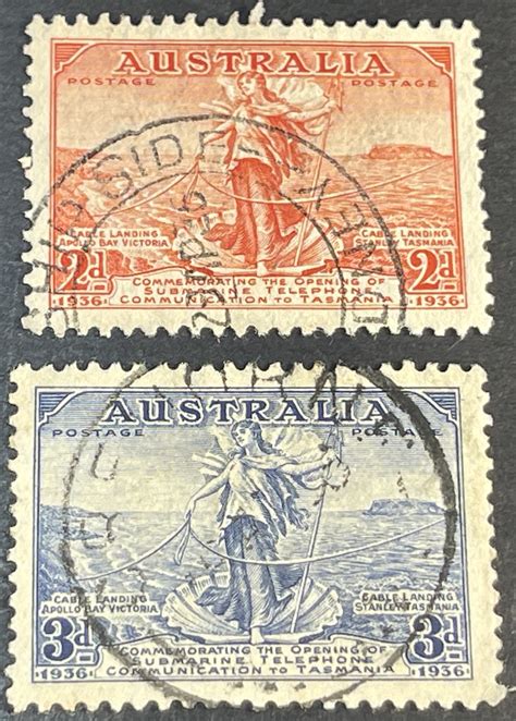 Australia # 157-158-Used--Complete Set--1936 | Australia & Oceania ...