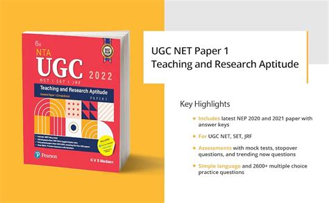 Buy UGC NET PAPER 1 TEACHING AND RESEARCH APTITUDE , Latest NEP ...