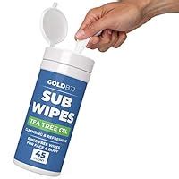 Gold BJJ Jiu Jitsu Wipes [XL 45 Count] Tea Tree Oil Face and Body Wipe ...