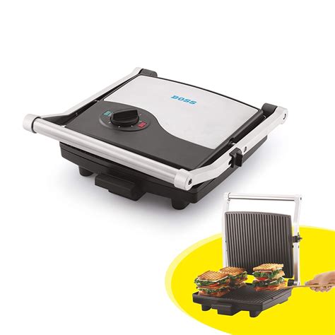 Buy Boss Jumbomaxx 1800-Watt ; 180° 4 Slice Grill with Temperature ...