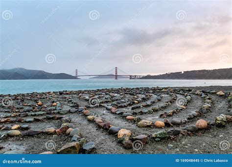 Lands End Labyrinth and the Coastal Trail Stock Image - Image of hike ...