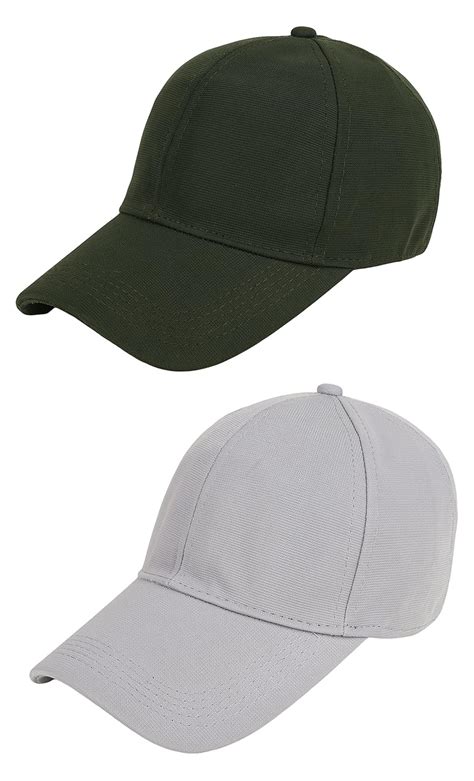 Buy Zacharias Men's Polycotton Flexi Stretch Fit Closed Back Cap FC-01 ...