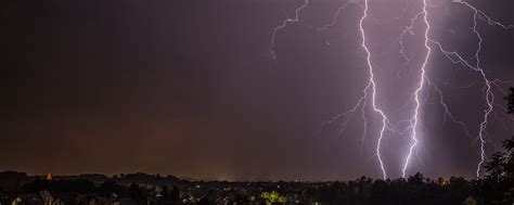 Download wallpaper 2560x1024 lightning, trees, night, dark ultrawide ...