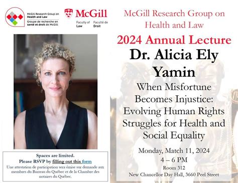 2024 Annual Lecture: When Misfortune Becomes Injustice by Dr. Alicia ...