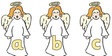 A-Z Alphabet on Angels