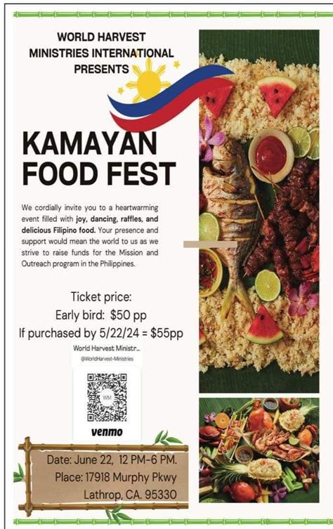 WHMI Kamayan Food Fest, 17918 Murphy Pkwy, Lathrop, CA, 22 June 2024 ...