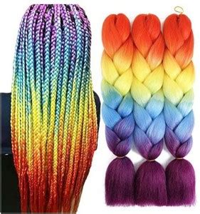 Fu Shen Jumbo Braiding Ombre Synthetic Braids Extensions Twist Braiding ...