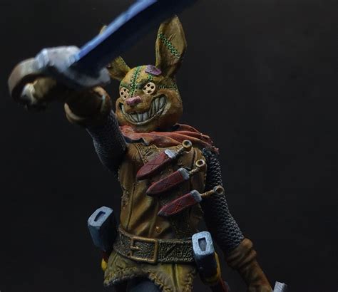 3D Printable The Bunny Killer - Easter Special - Bust by Flesh of Gods