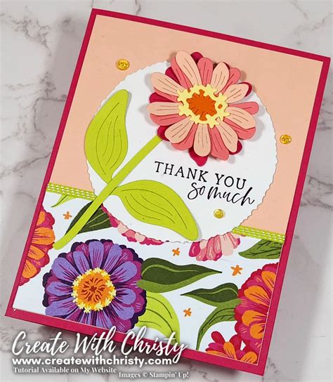 Simply Zinnia Card Class @ Home - Card #3 [Create With Christy]