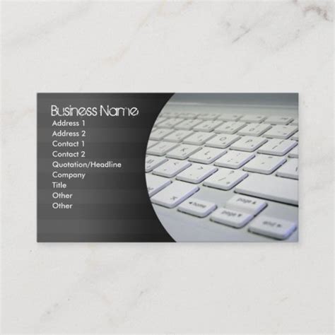 Computer Repair Business Cards Samples 的图像结果