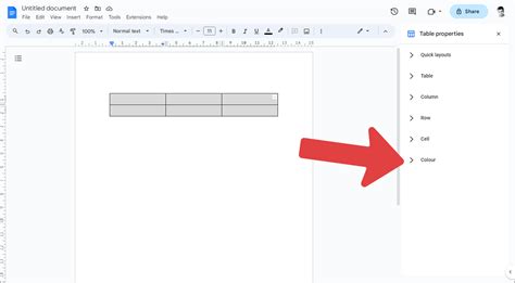 Google Document Table Formatting 的图像结果