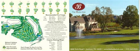 The Bucks Club - Course Profile | Course Database