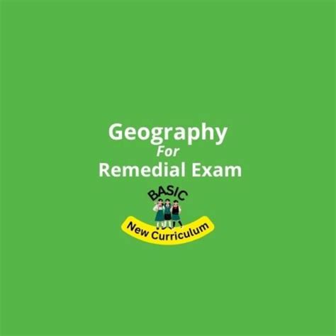 Image result for Geography Remedial Module Answer Key