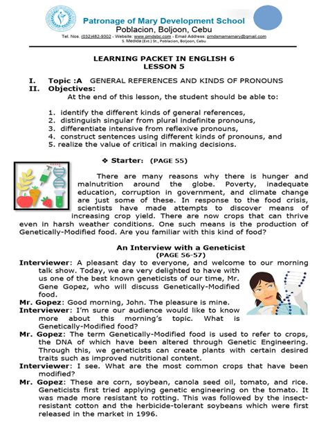 Image result for Grade 6 Lesson 5