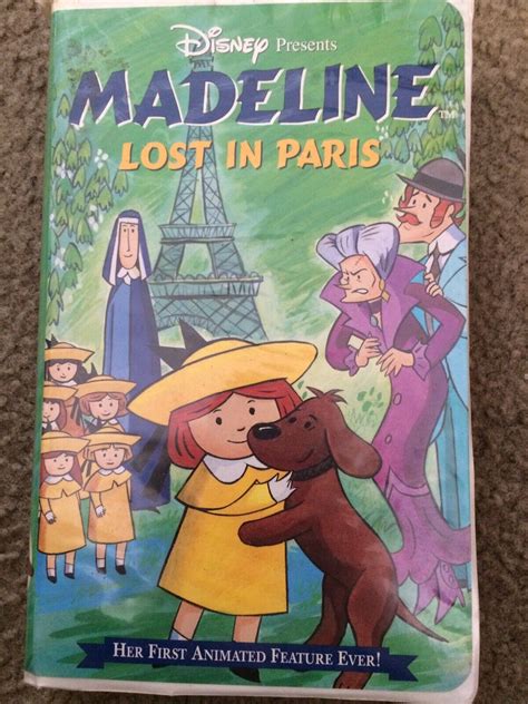 Disney's MADELINE Lost In Paris VHS Movie | eBay
