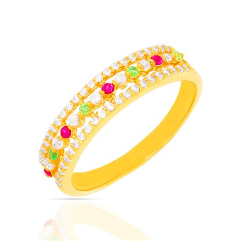 Chroma Burst Gold Women Ring – WHP Jewellers