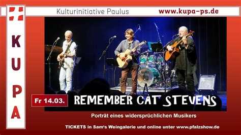 Remember Cat Stevens (Trio) - Porträt eines widersprüchlichen Musikers ...