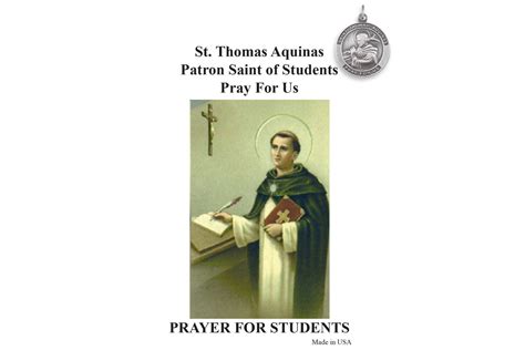 St Thomas Aquinas Prayer