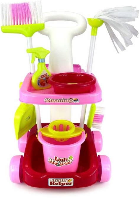 tread mall Little Helper Cleaning Trolley Cart Mop and Bucket Cleaning ...