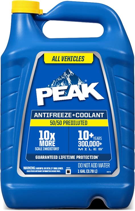 NEW PEAK LONG LIFE 50/50 ANTIFREEZE, Antifreezes & Coolants - Amazon Canada