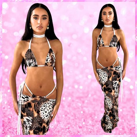 Bikini & Maxi Skirt Set ®Pink Sugar Fashion