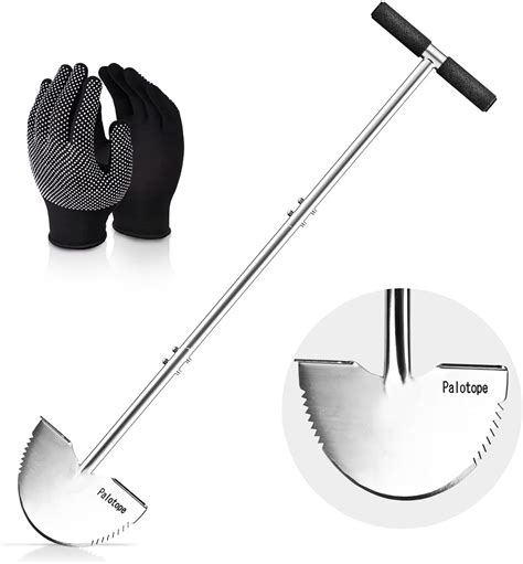 Amazon.com : Fadown Edger Lawn Tool Half Moon Lawn Edger with Saw-Tooth ...