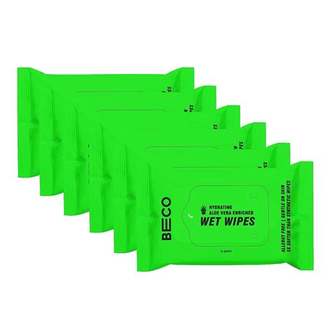 Beco Organic Bamboo Wet Wipes for Sensitive Skin | New Born to Adult ...
