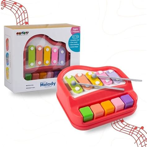 Buy Gooyo 1503 Non Battery 2 in 1 Mini Piano and Xylophone Toy with ...