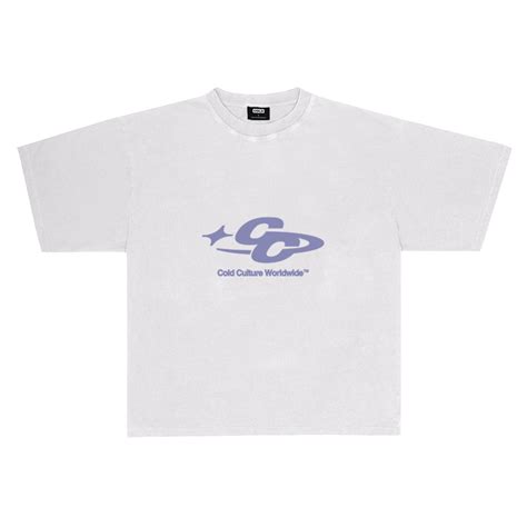 CC LOGO STAR TEE LILAC WHITE