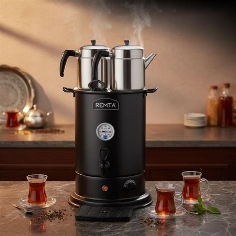 Remta EL11 Elite Tea Maker, 2 Teapot, 20 L, Electric, Black Price