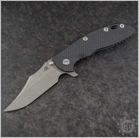 Rick Hinderer XM-18 3.5" (Gen 6) Bowie Flipper Knife (3.5in Working Finish Plain CMP20CV) RH ...