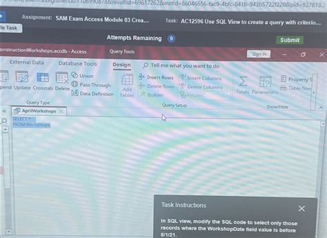 Sam Exam Access Module 06 Creating Forms 的图像结果