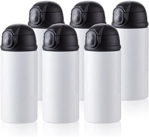 Buy PYD Life Sublimation Blanks Kids Water Bottle 12 OZ White Straight ...