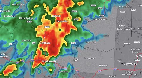 Upper Cumberland Weather on Twitter: "5:56 p.m. - A fairly stout storm ...